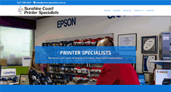 Desktop Screenshot of printerspecialists.com.au