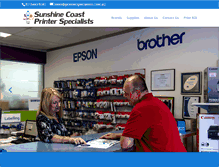 Tablet Screenshot of printerspecialists.com.au